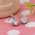 Jenny jewelry AAA-grade zirconium diamond earrings Korea simple Joker Super Stud