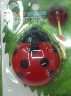 ladybug toothbrush holder factory direct sales