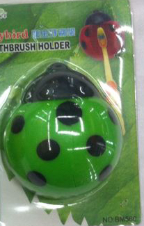 Green Ladybug Toothbrush Holder Factory Direct Sales