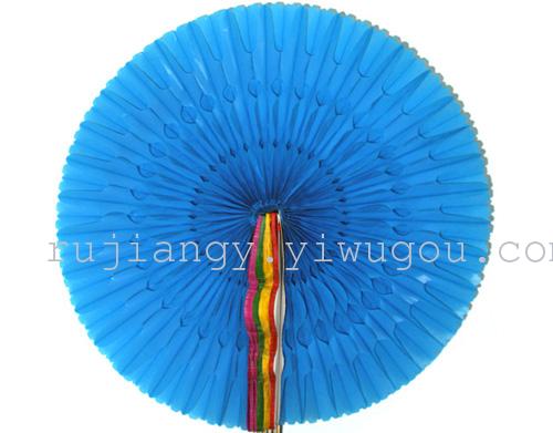 蓝色手翻花 舞蹈工艺 节日用品 装饰用品 婚庆用品