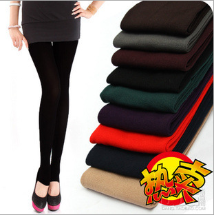 Spring slim picking for plus size pants at factory direct slim brushed leggings wild Candy-colored pants