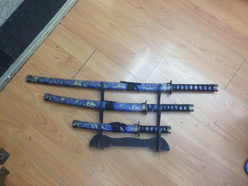 花布刀 武士刀 木刀 存属工艺品