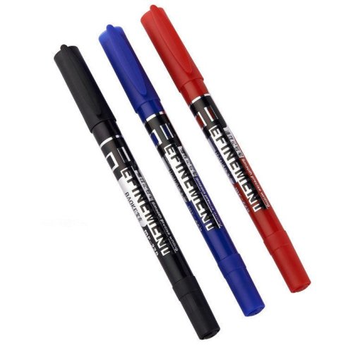 Baoke Marking Pen Mp220 Marking Pen CD CD Pen Small Double-Headed Oily Marking Pen