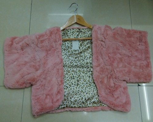 Small Fur Large Cuff Furry Coat Plush Women‘s Vest Fashion Jacket