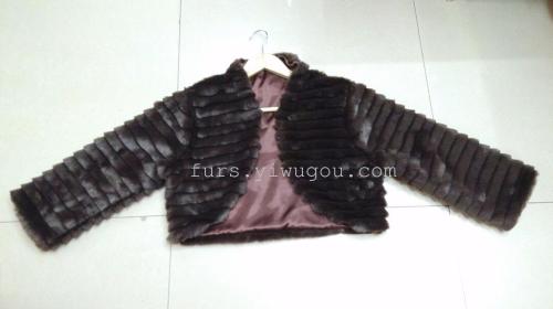 faux rabbit fur jacket women‘s korean-style slim-fit fur coat