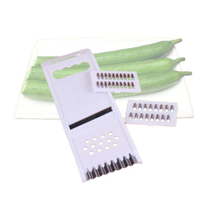 White vegetable cutter wire two dollar store wholesale kitchen cleaning manual grater multi-purpose shredder