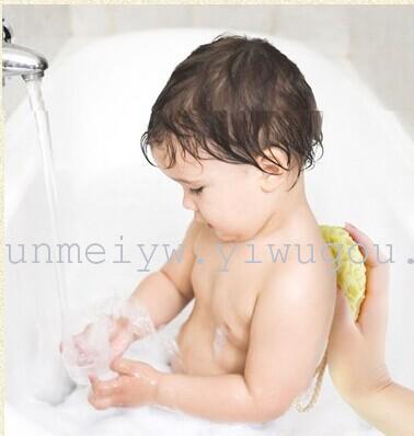 Junmei Baby Skin-Friendly Bath Sponge Baby Loofah Children Bath Rub Sponge Newborn Bath Supplies