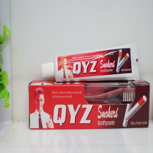export qyz toothpaste each toothbrush toothpaste factory direct sales