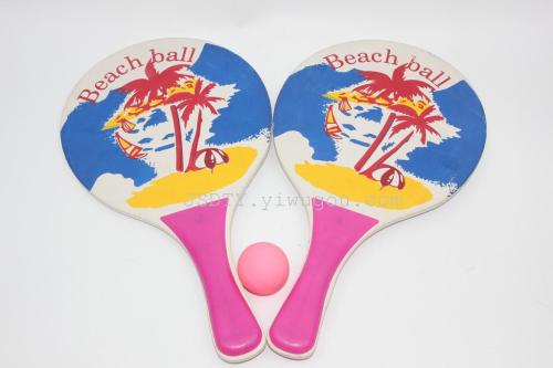 Self-Produced and Self-Sold Beach Racket with Various Patterns