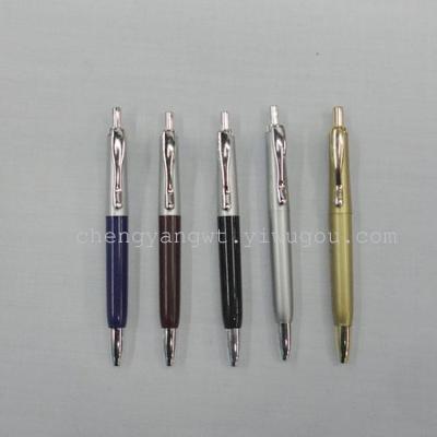 Manufacturers supply of high quality notebook mini hanging mini ballpoint silver spray color ballpoint pen