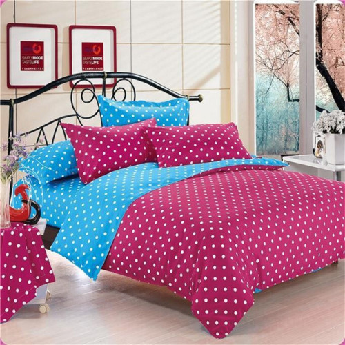 yiwu snow pigeon home textile double-piece four-piece set export price affordable bedding wholesale