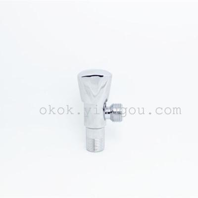 Triangle valve  stainless steel body copper core 001