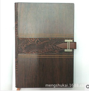 Factory direct high-grade wood cover with a mahogany Notepad gifts are delicate India Phnom Penh notebook