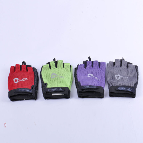 Gloves Sports Half Finger Mesh Non-Slip Badminton Table Tennis Cycling Multi-Purpose