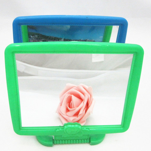 factory direct plastic square mirror single-sided cosmetic mirror mirror