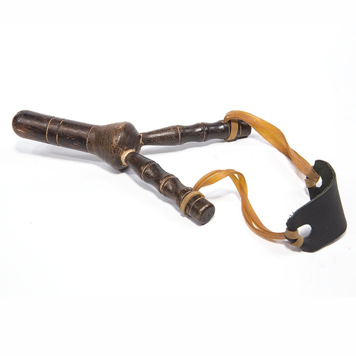 木质工艺品 木制弹弓 皮筋 儿童玩具