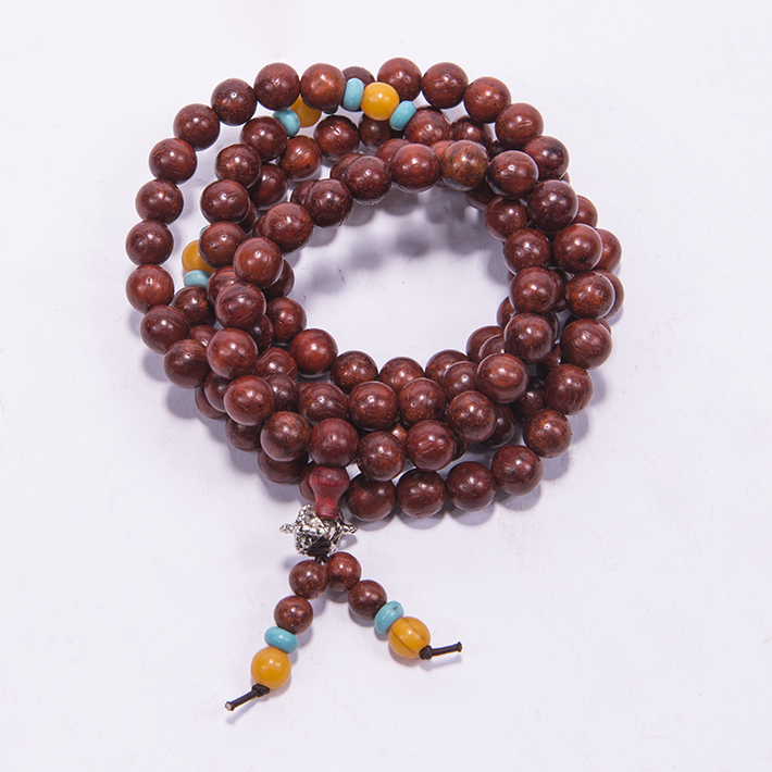 小叶红檀念珠佛珠手链饰品礼品