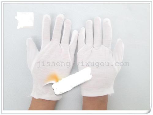 Cotton Work Gloves | White Thin Cotton Gloves | Labor Protection Gloves | Etiquette Gloves 