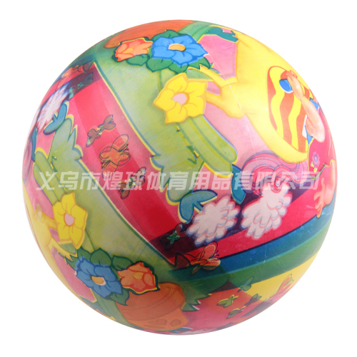 Cartoon Pattern Children‘s Inflatable Toy Ball Kindergarten Baby Cartoon Inflatable Toy Ball Wholesale Full Printing Ball