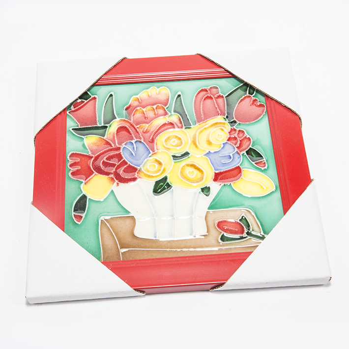 陶瓷画中式装饰画 家居装饰 家居摆件 瓷板摆件