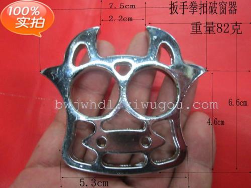 Finger Tiger Finger Iron Lotus Ring Self-Defense Weapon Boxing Buckle Poisonous Dragon Drill Wrench Boxing Buckle Finger Tiger