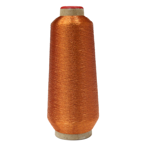 Orange Color Metallic Yarn