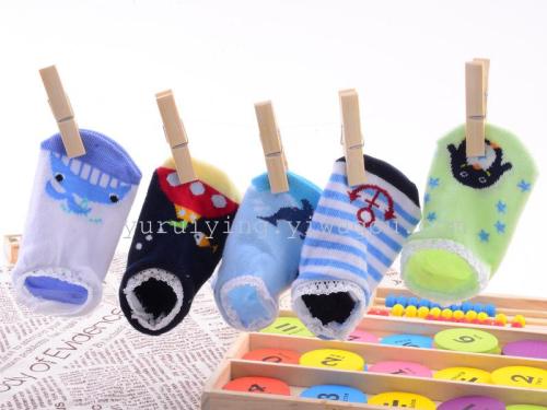 baby floor foot sock children‘s socks stall supply cotton socks low cut socks