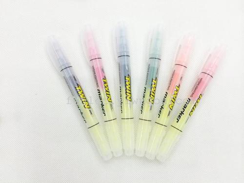 factory direct sales supply double head fluorescent pen 2020