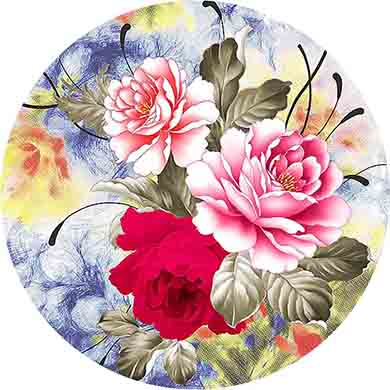 吸水陶瓷杯垫供应好质量韩版印16公分创意隔热垫餐垫批发