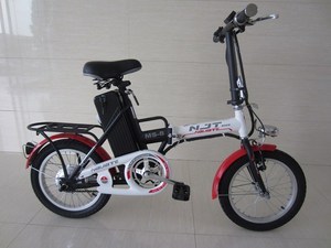 lyz-006 16-inch electric folding bicycle speed fast big man kids universal