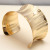 Iron half open bracelet metal plating bracelets in Europe selling exaggerated jewelry fashion jewelry