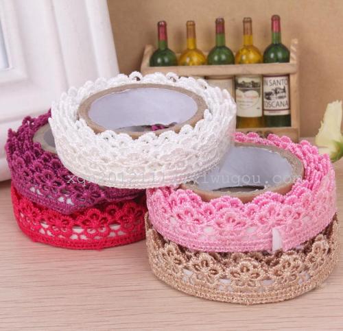 Manufacturers Supply Fabric Lace Tape Cloth Base and Paper Printing Tape DIY Customized 