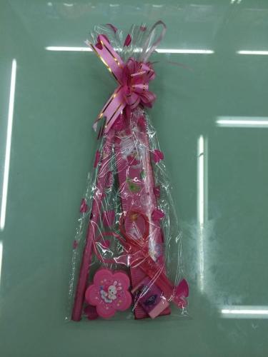 wu kaili stationery tie flower opp bag set environmental protection
