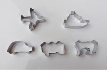 烘焙模具 不锈钢饼干模具 飞机 汽车 交通工具形