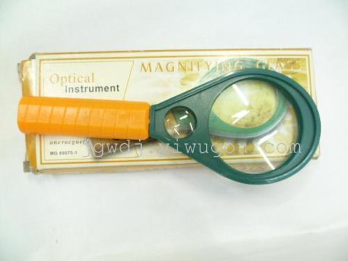 Dual Light with Compass Handheld Magnifying Glass Student Teaching Magnifying Glass New Material Good Quality 