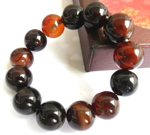 buddha beads 16mm fantasy agate bracelet wholesale