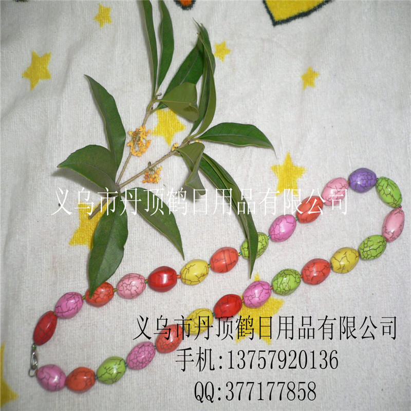 供应松石项链 饰品配件 水晶 天然石批发