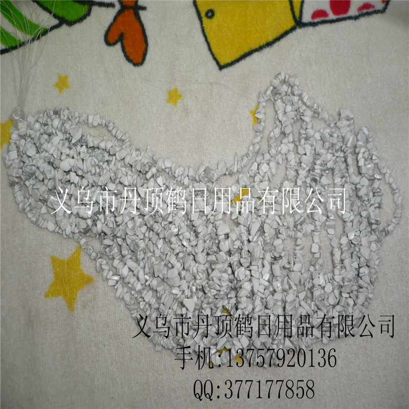 天然进口白松碎石 natural stone DIY服饰配件