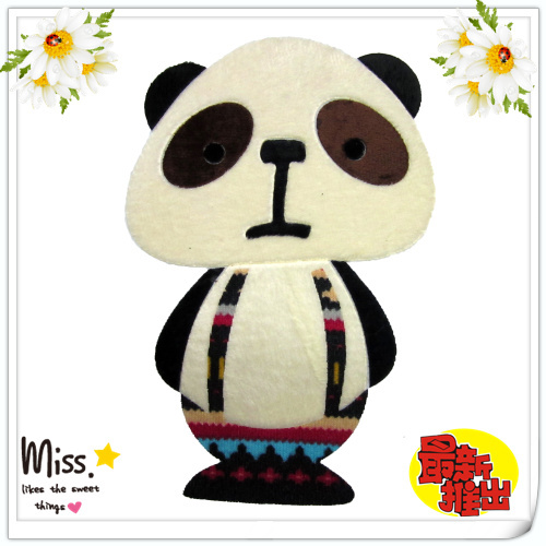 Yiwu Shopping Accessories Hot Stamping Popular Hot Stamping Panda Panda Panda Custom Pillow/Short Sleeve/Children‘s Clothing 