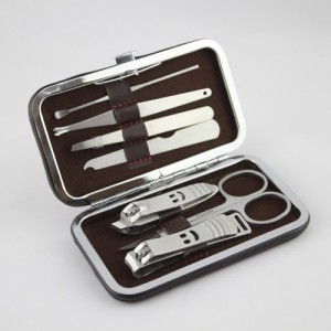 Gift box set with manicure/nail clippers 7 pieces set with nail clippers stainless steel nail clippers
