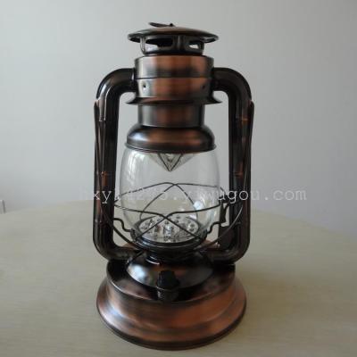 Antique copper LED camping Lantern grade decorative Lantern lamp Wall lamp outdoor camp lights video filming