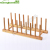 Fine wooden pot rack drain Cup mini Bookshelf shelf storage display rack tower frame