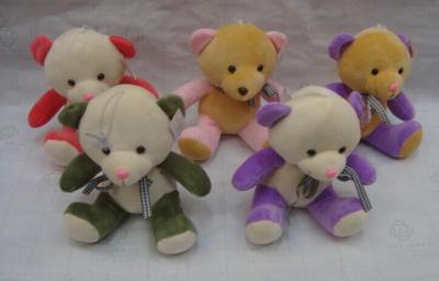 Plush ornaments cute color scheme bear