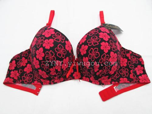 8801d# new order two-color printing d cup fashion comfortable bra