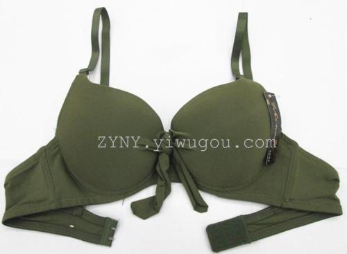 2014# new order cotton medium thick cup bra underwear with bow