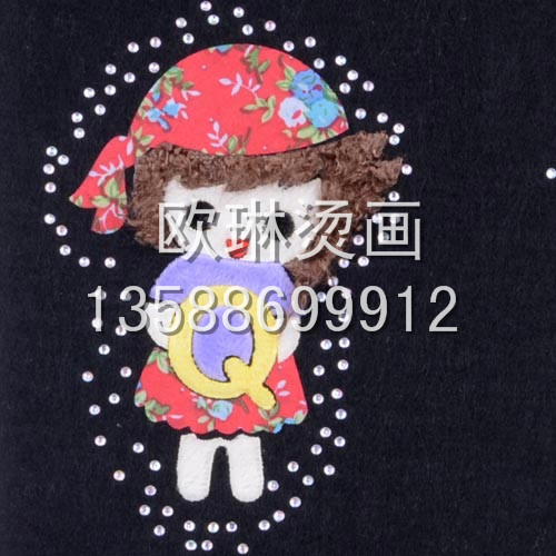Yiwu Shopping Accessories Girls Hot Tear Heat Transfer Patch Heat Transfer Printing Wholesale Custom Leggings/Children‘s Clothing/Bags/Cotton Slippers