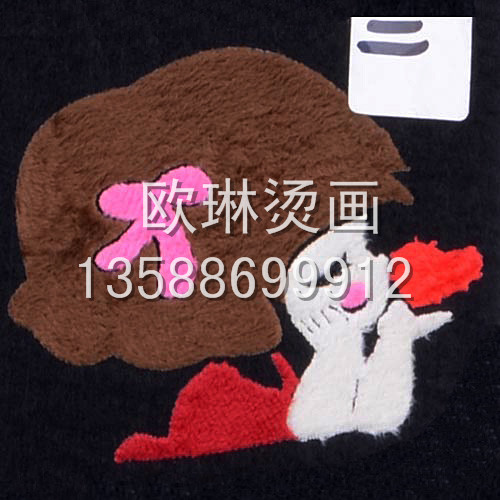 yiwu shopping accessories doll hot drilling heat transfer patch customized children‘s clothing/leggings/cotton slippers/pillow/bath towel