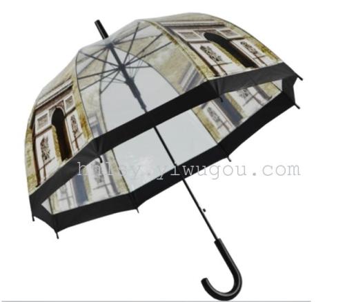 british style big ben transparent umbrella arch automatic long handle umbrella is there any spot order before consulting