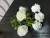 Camellia manual Freehand flower artificial flower silk flower PE pure white flower plant simulation materials