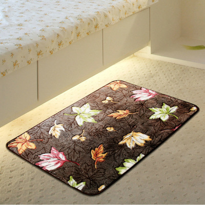 Household kitchen living room bedroom coral fleece Yoga carpet floor mats